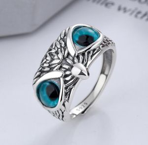 LycorisSmart Retro owl Ring Adjustable  Animal Finger Ring Party Nightclub woman's